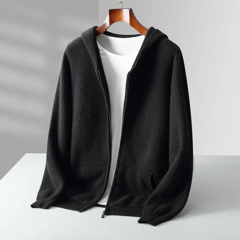 Macio Cashmere Zip Hoodie