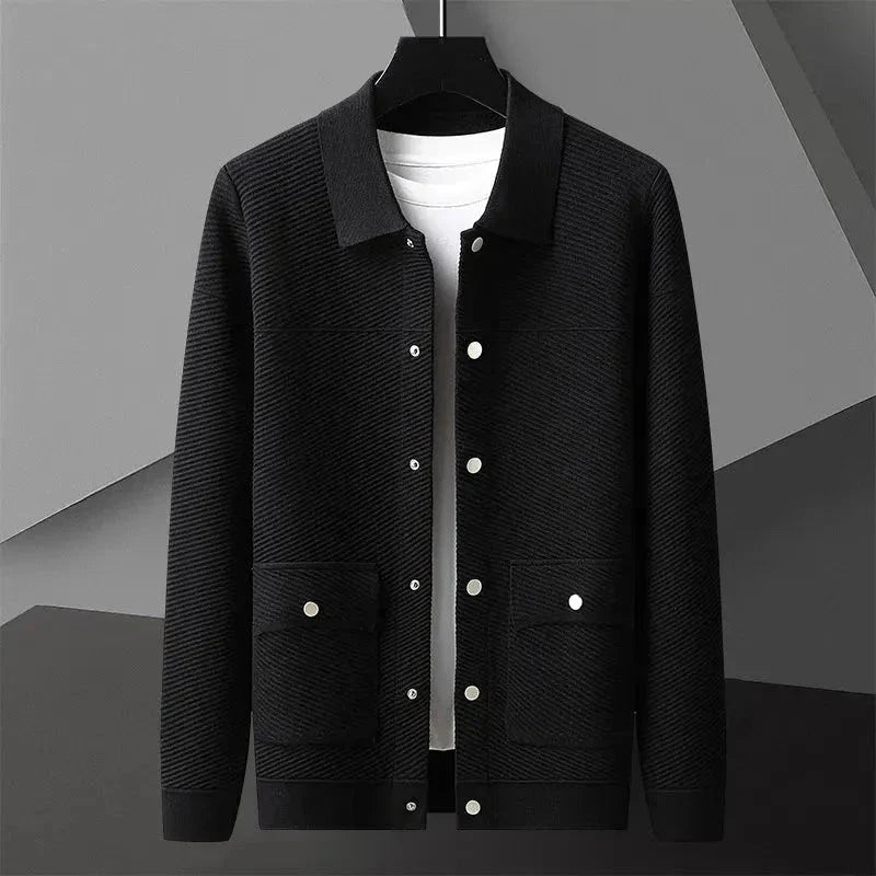 Mack Textured Knit Wool Jacket
