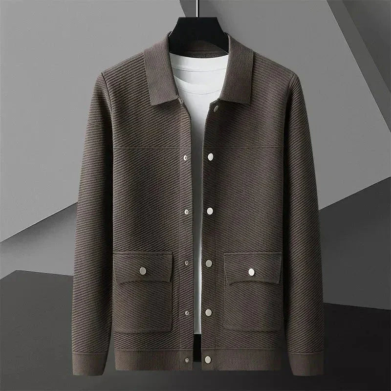 Mack Textured Knit Wool Jacket