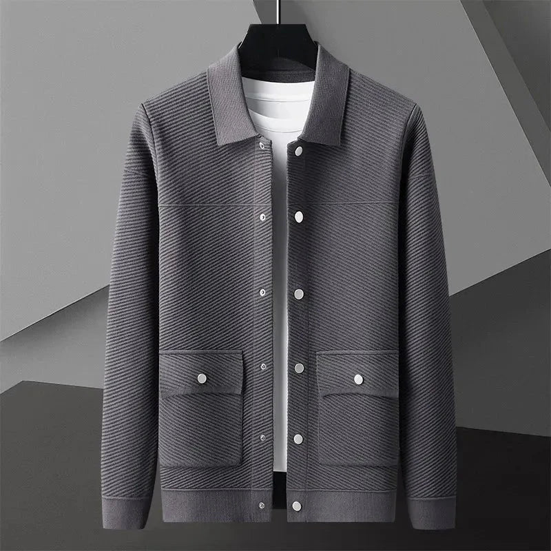 Mack Textured Knit Wool Jacket
