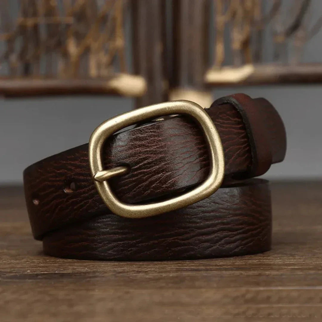 Maddie Slim Leather Belt