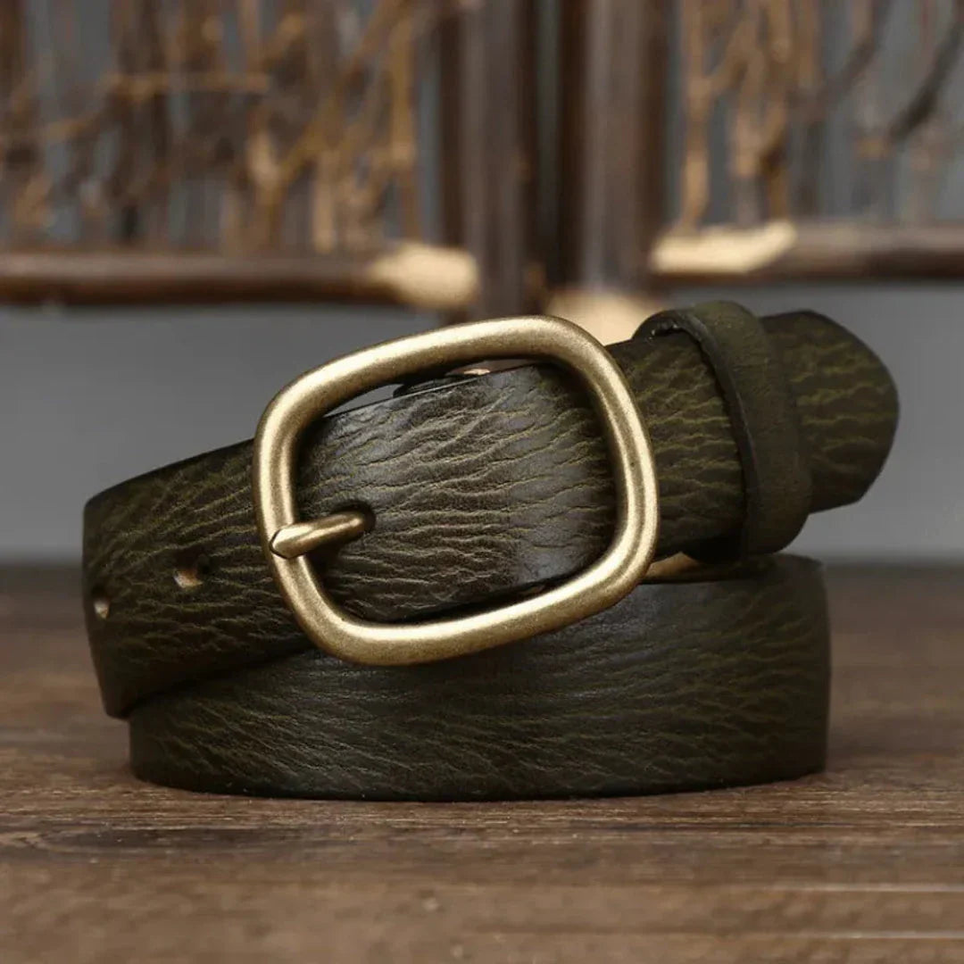 Maddie Slim Leather Belt