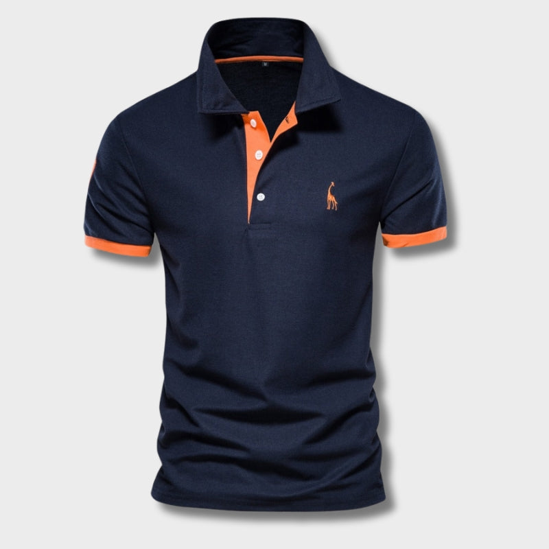 Lukas Polo Shirt For Men Breathable Modern Fit Versatile Office And Leisure Wear