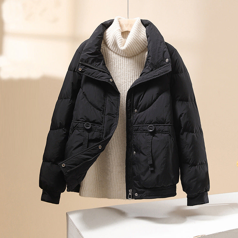 Lea Women Soft Lightweight Puffer Jacket Warmth Without Bulk Modern Minimalist Design All Day Comfort