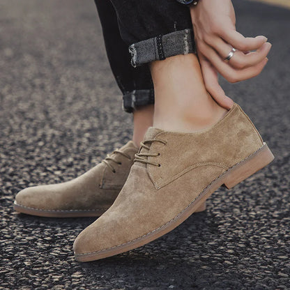 Men's Suede Dress Shoes Elegant Comfort For Formal Occasions Timeless Style For Gentlemen