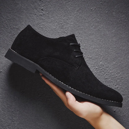 Men's Suede Dress Shoes Elegant Comfort For Formal Occasions Timeless Style For Gentlemen