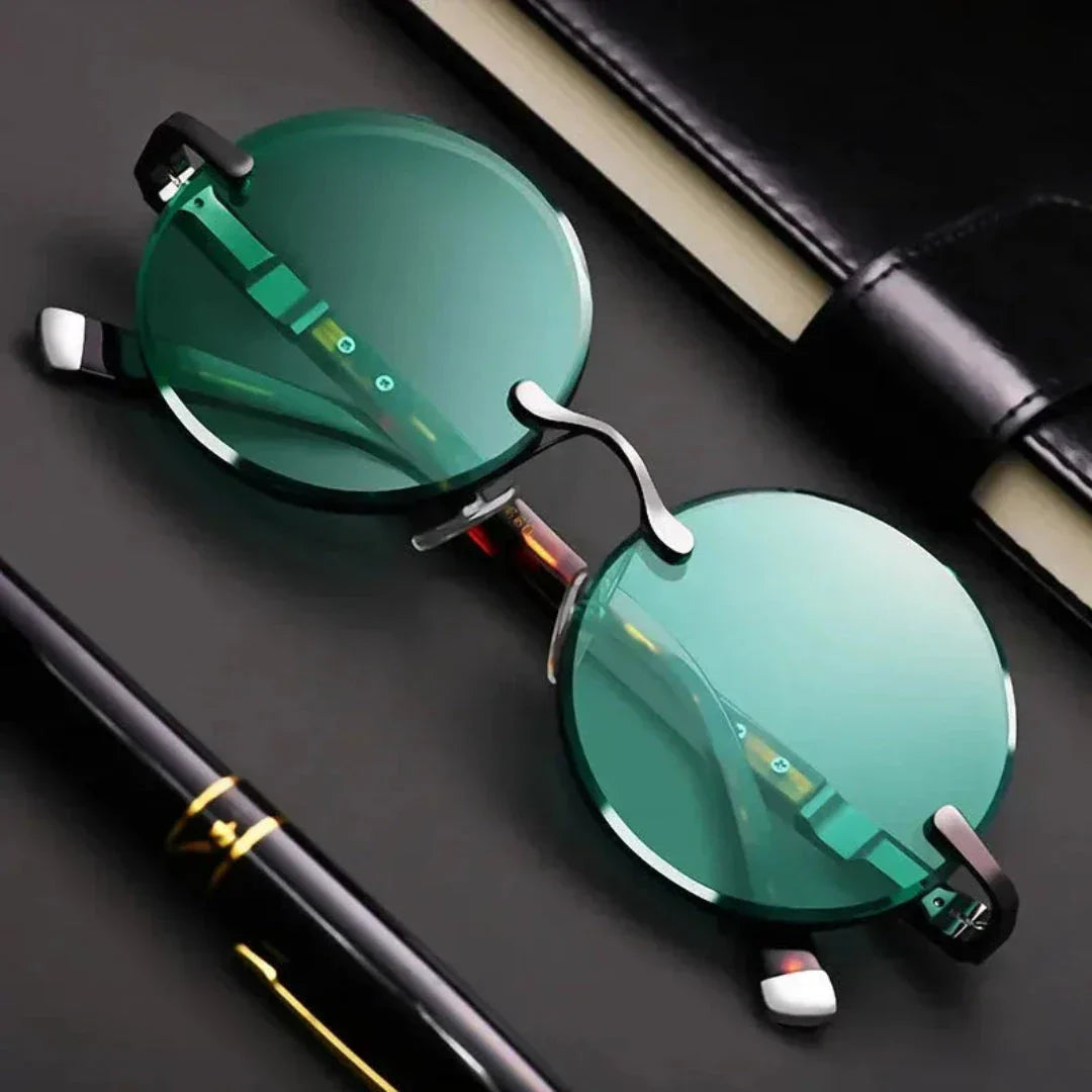 Mantis Rimless Round Sunglasses – TrendAura