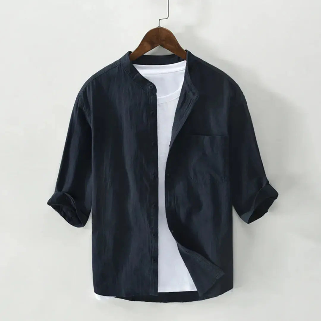 Marcel Dupont Premium Linen Shirt Breathable Lightweight Casual Wear From TrendAura