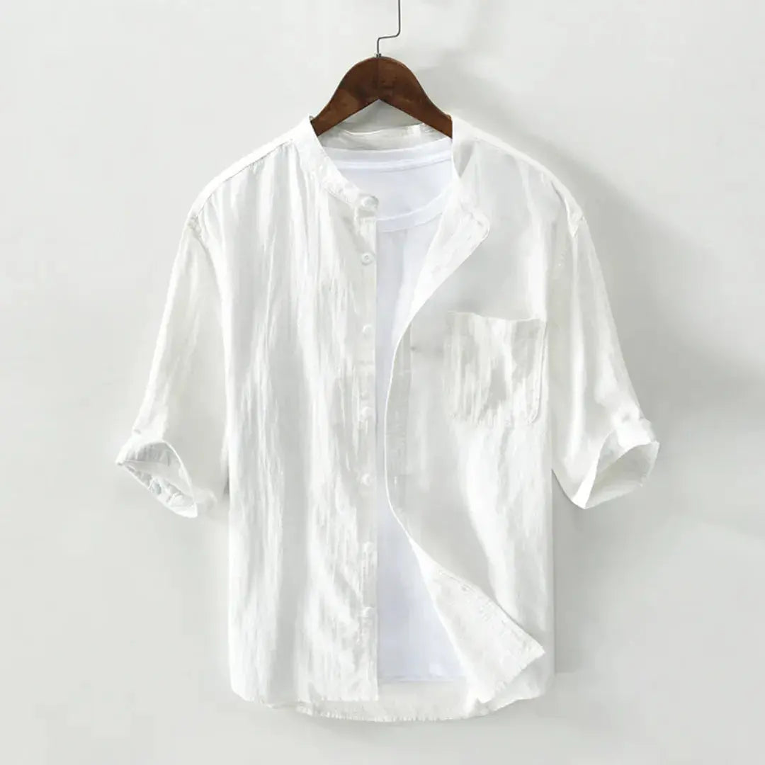 Marcel Dupont Premium Linen Shirt Breathable Lightweight Casual Wear From TrendAura