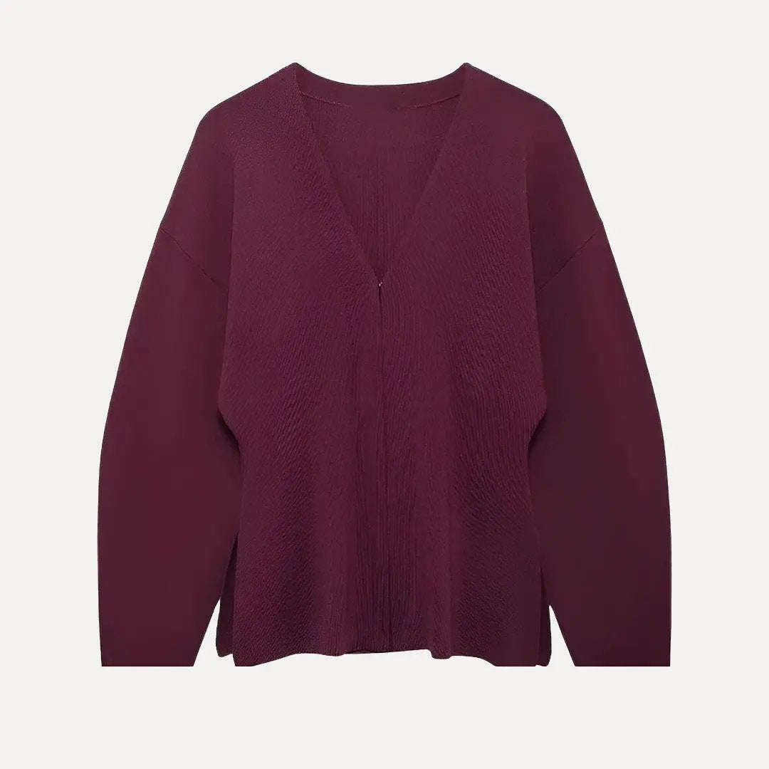 Marceline Front Hook V-Neck Cardigan