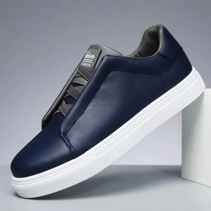Marco Luxe Leather Sneakers For Men Minimalist Design Premium Feel All Day Comfort Waylynn