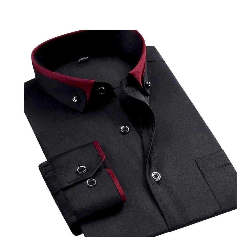 Karle Mens Trendy Long Sleeve Shirt All Day Comfort Versatile Office To Eveningwear