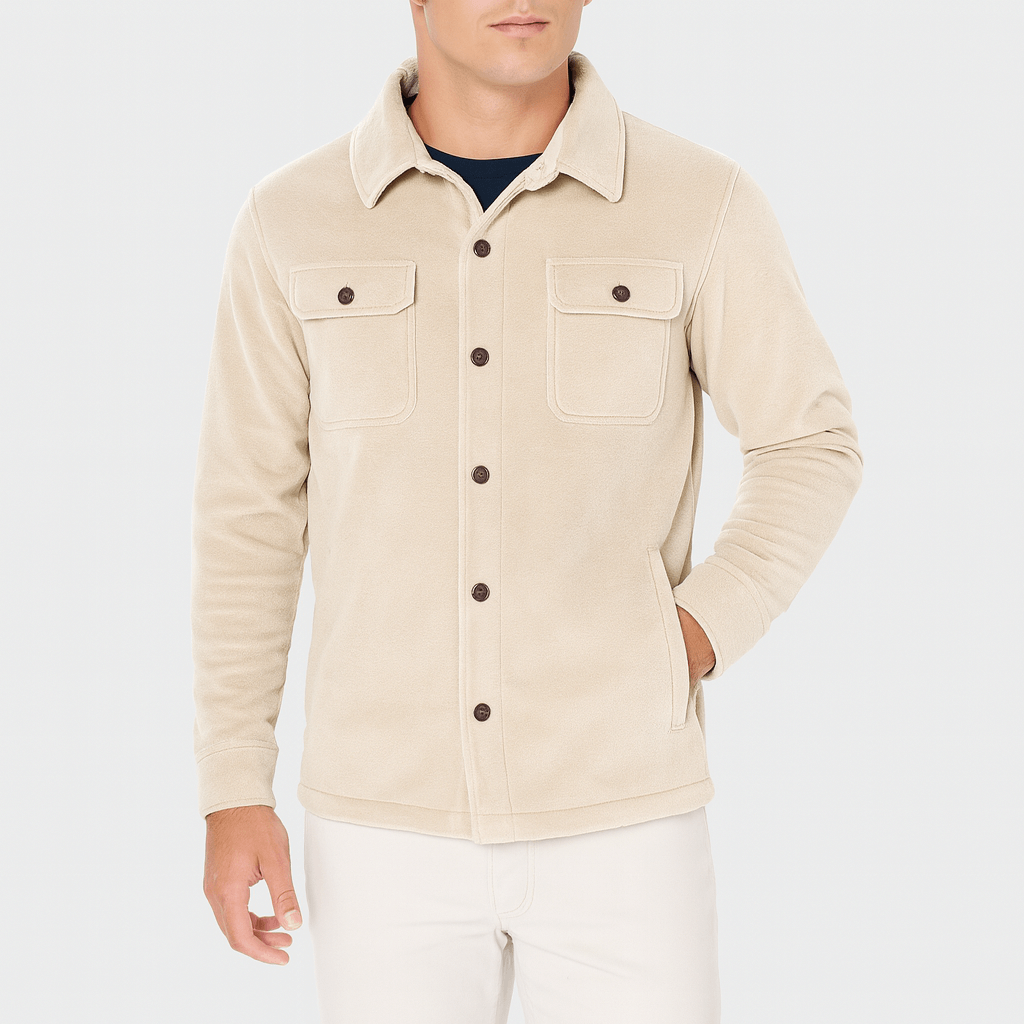 Tailored Jacket With Turn Down Collar And Multiple Pockets For Professionals And Everyday Office Wear