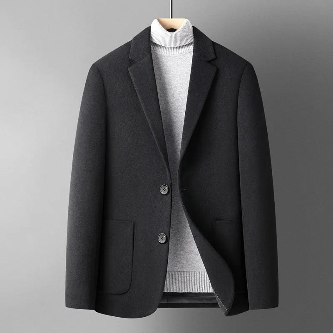 Casual wool blazer for men