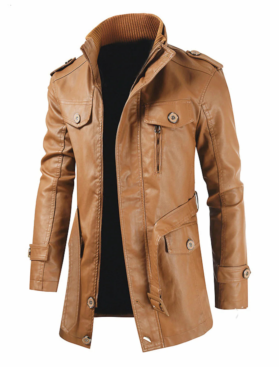 Mens Longline Overcoat Timeless Design Elevates Style With Refined Elongated Silhouette For Modern Gentlemen