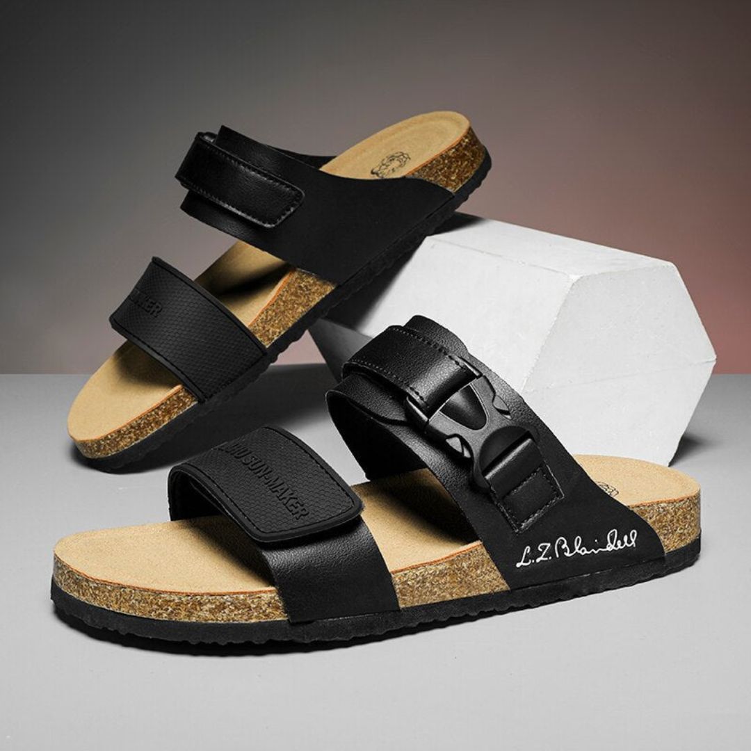 Matias Dual-Strap Sandals
