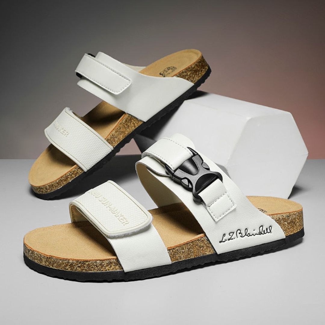 Matias Dual-Strap Sandals