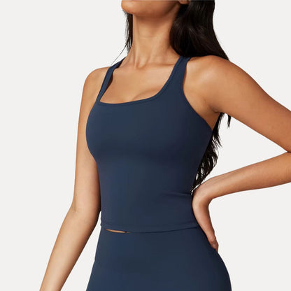 Maureen Square-Neck Active Tank