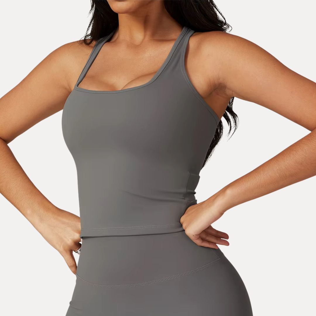 Maureen Square-Neck Active Tank