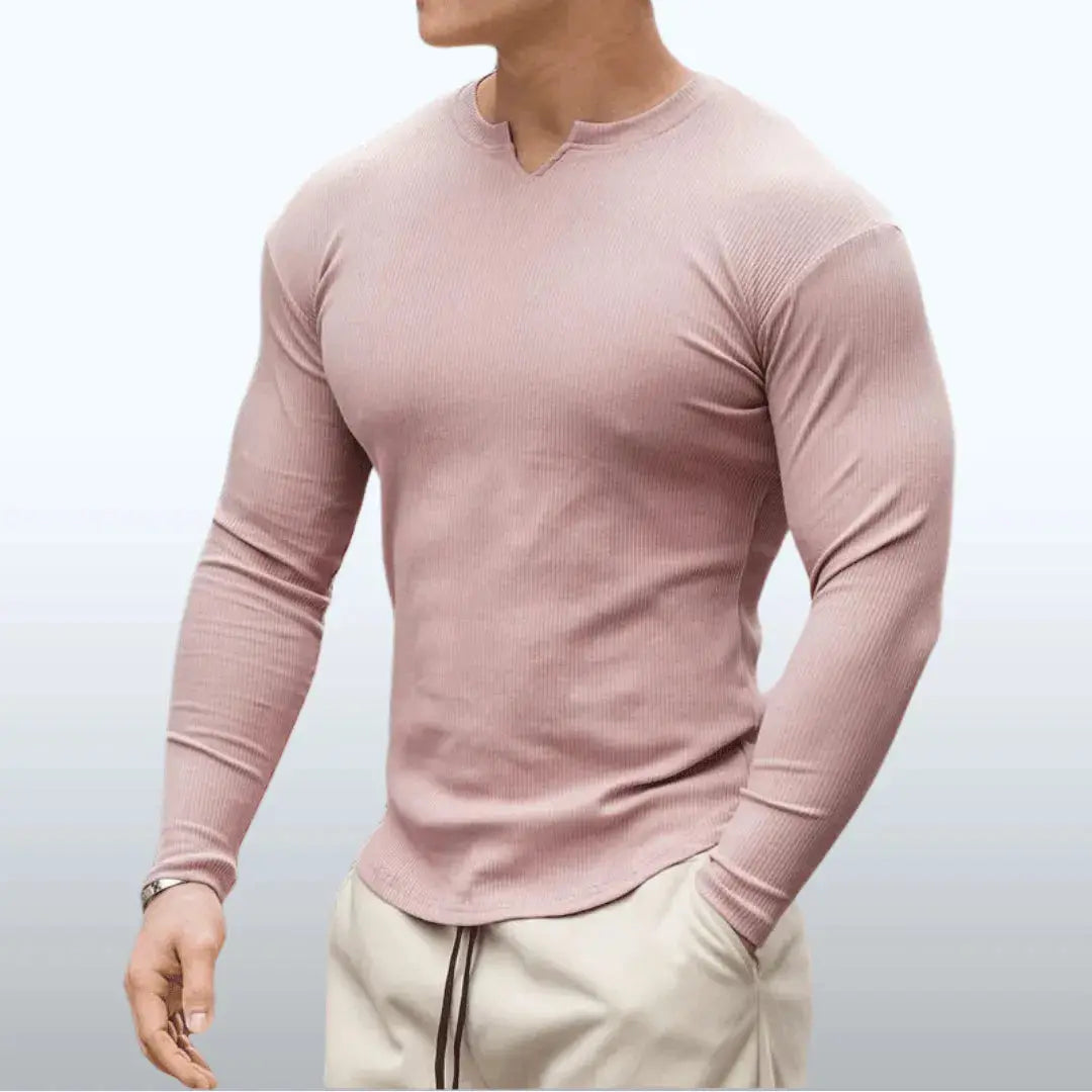 Max Fit Cotton Shirt By TrendAura For Men Premium Breathable Cotton With V Tapered Shoulder To Waist Silhouette