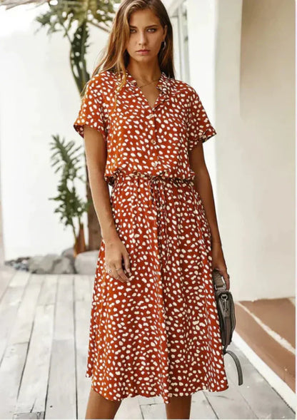 Vintage summer dress for women - ideal for summer