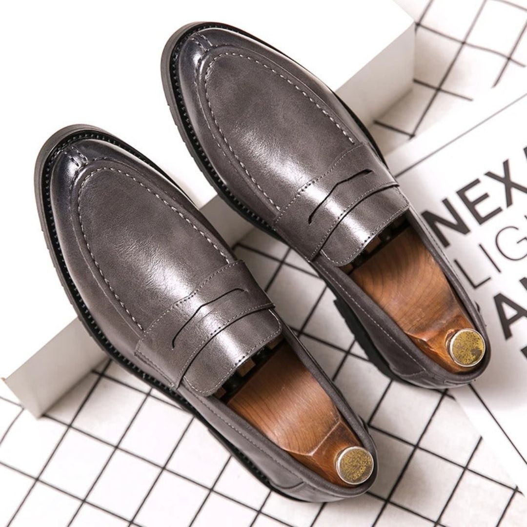 Maximilian Leather Penny Loafers