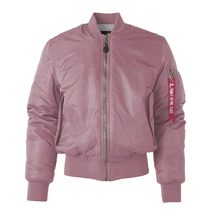 Men's Vintage Bomber Jacket With Zip Closure And Ribbed Trim For Timeless Classic Style