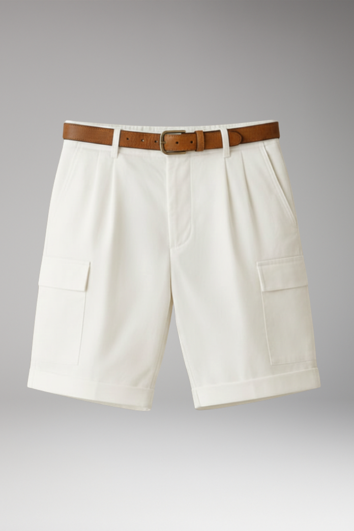 Men's Cargo Shorts with Cargo Pockets and Belt Loops - TrendAura