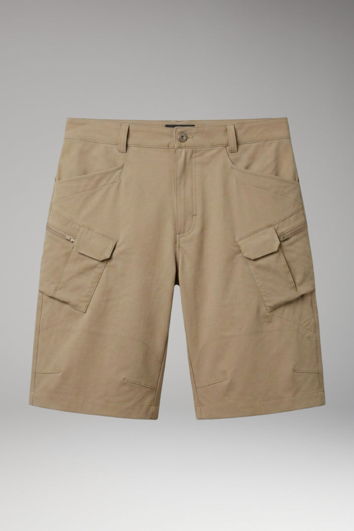 Men's Summer Shorts with Adjustable Waistband and Zippered Pockets - TrendAura