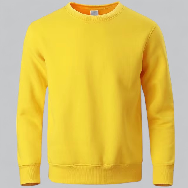 John Mens Long Sleeve Round Neck Sweater Classic Knit Top for Everyday Wear by TrendAura