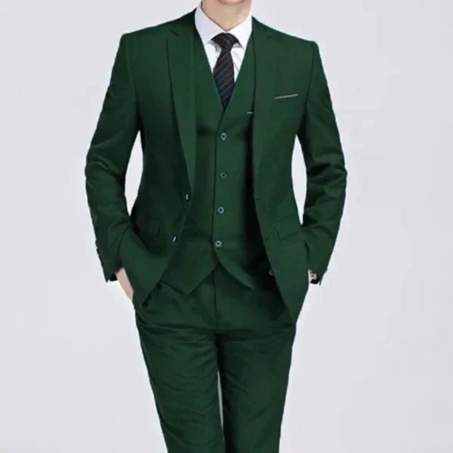 Mens Classic Blazer And Trouser Set With Single Button Blazer For A Polished Professional Look For Professional Men