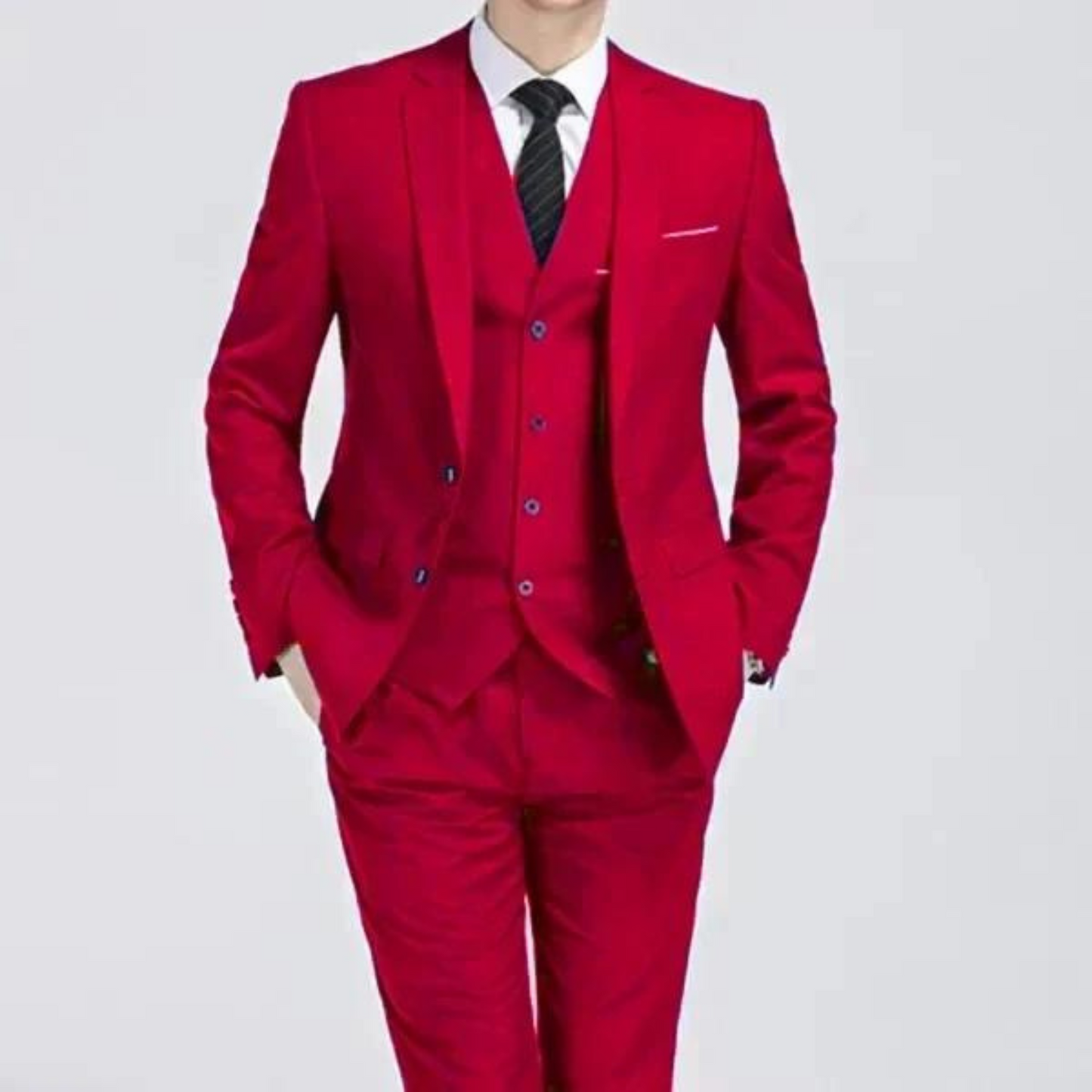 Mens Classic Blazer And Trouser Set With Single Button Blazer For A Polished Professional Look For Professional Men