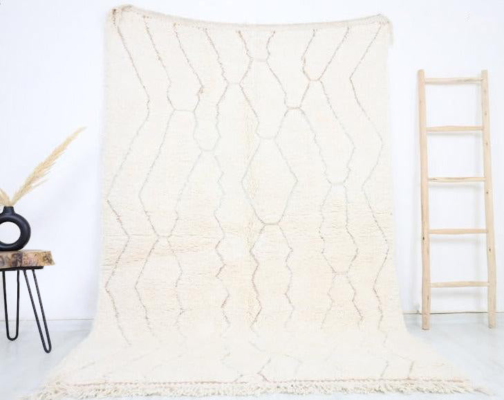Meryam Beni Ourain Rug 5'4" x 8'0" - TrendAura
