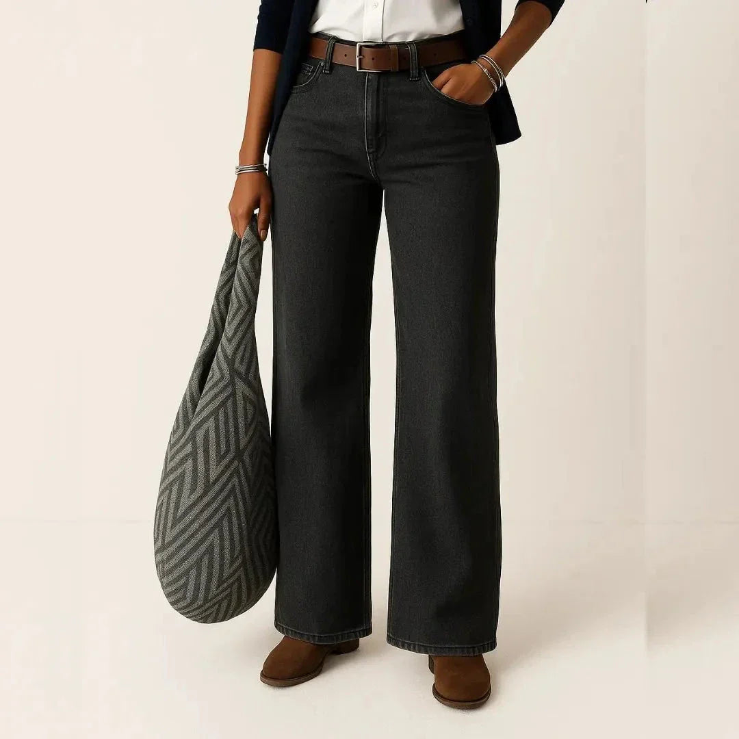 Mica High Waisted Wide Leg Jeans