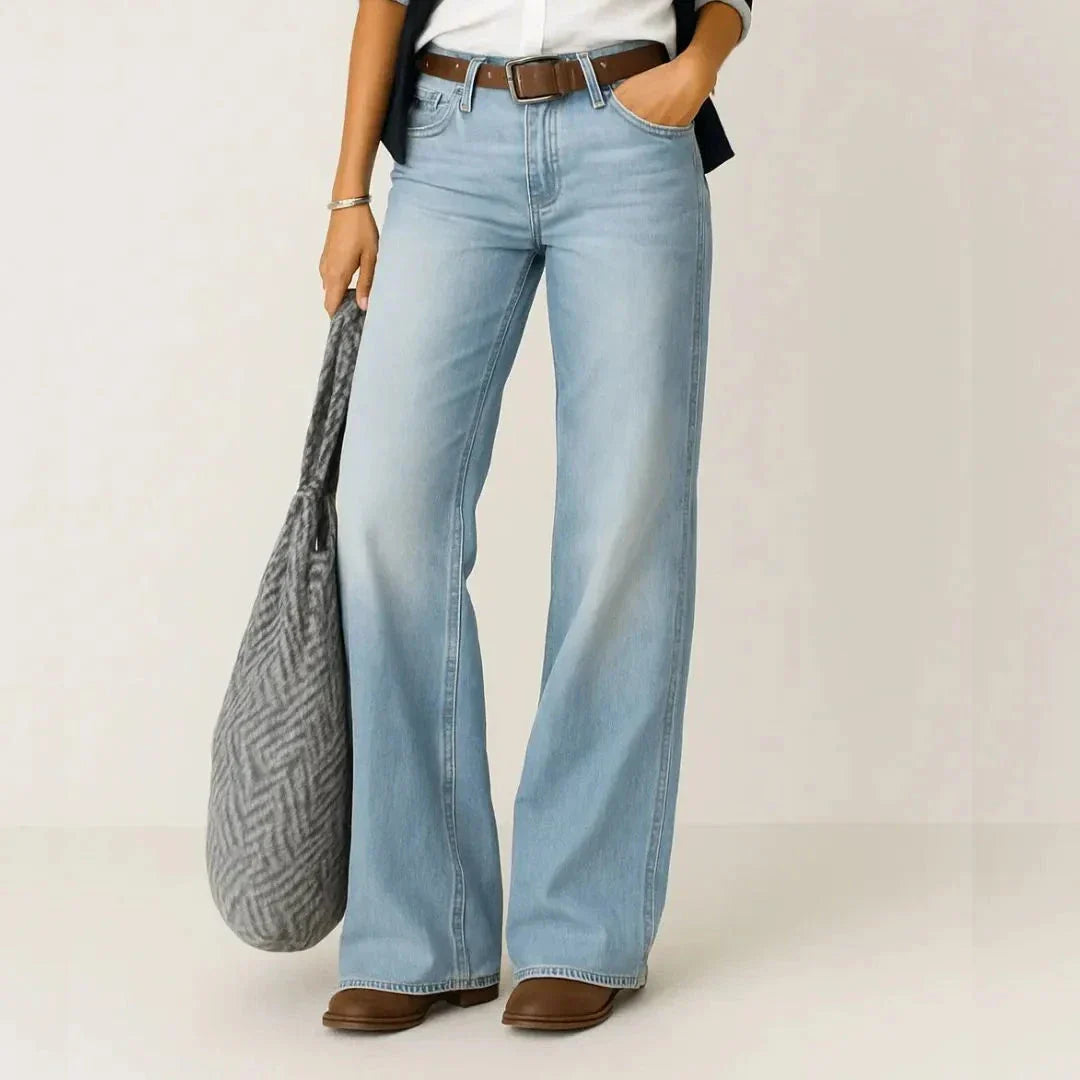Mica High Waisted Wide Leg Jeans