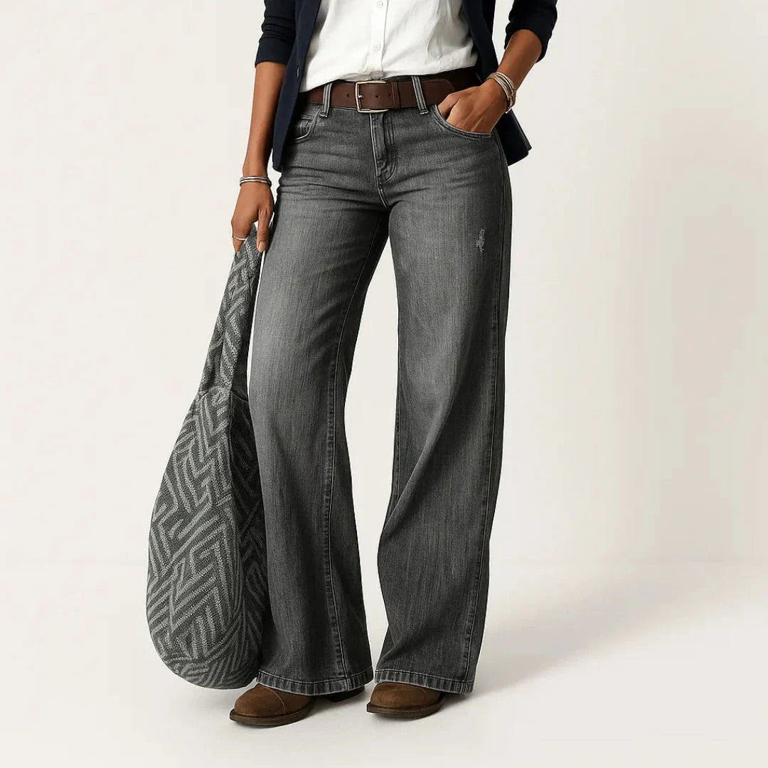 Mica High Waisted Wide Leg Jeans