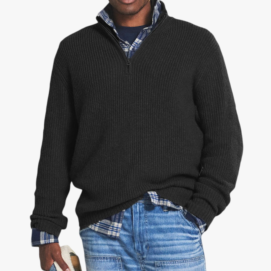 Maddox Men Cashmere Sweater Premium Soft Breathable Casual Business Style For Professionals