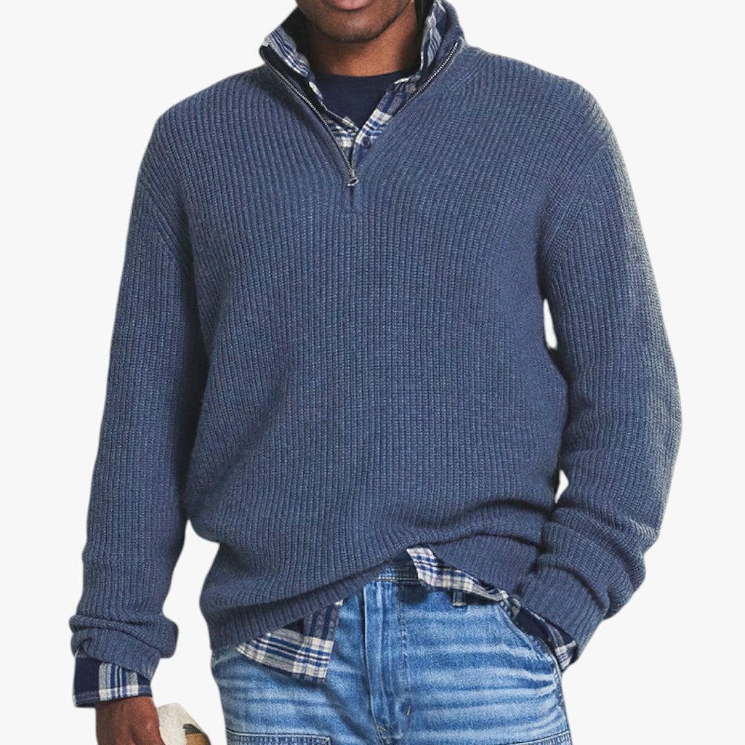 Maddox Men Cashmere Sweater Premium Soft Breathable Casual Business Style For Professionals