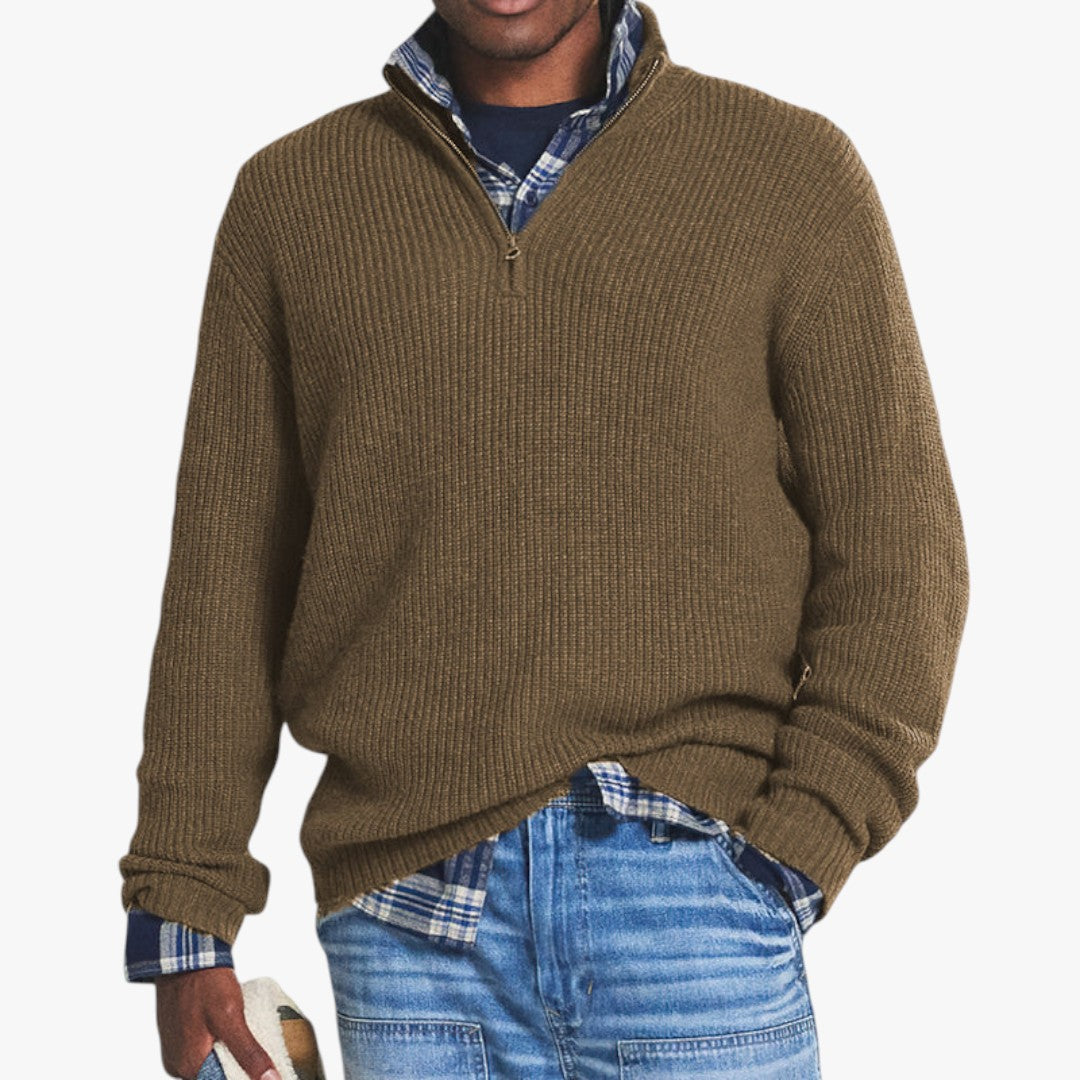 Maddox Men Cashmere Sweater Premium Soft Breathable Casual Business Style For Professionals