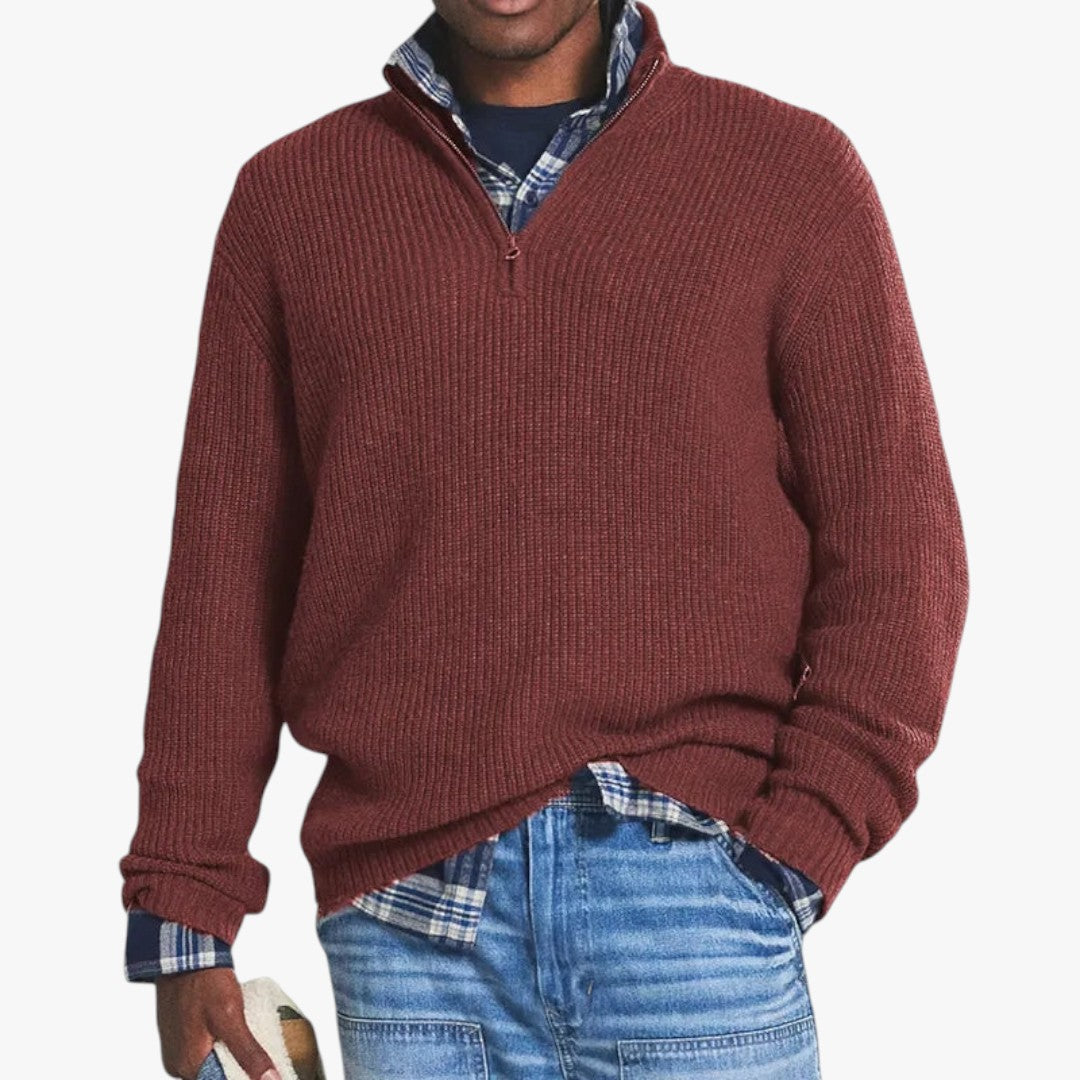 Maddox Men Cashmere Sweater Premium Soft Breathable Casual Business Style For Professionals