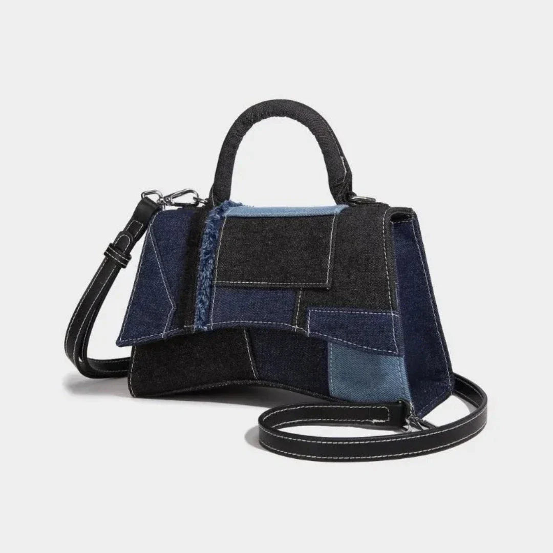 Mini Denim Patchwork Handbag
