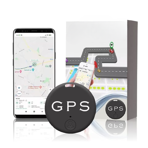 Mini magnetic GPS tracker without subscription - Real-time tracking for security and monitoring - TrendAura