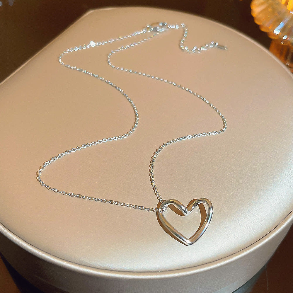 Minimalist Heart Shaped Necklace For Women Delicate Elegant Jewelry Gift Idea Timeless Everyday