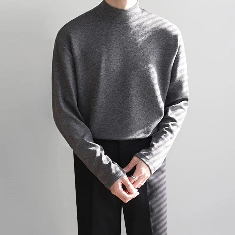 Minimalist Turtleneck Sweater Silky Soft Knit For Layering Versatile Everyday Wear For Professionals