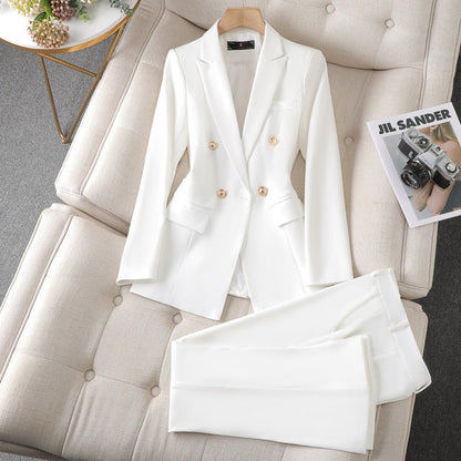 Isabel Blazer Pants Suit For Women Professionals Timeless Professional Look With Modern Comfort