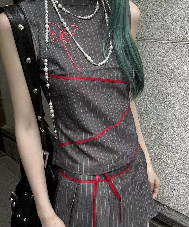 Collier moderne en alliage blanc avec perles et ciel étoilé - TrendAura