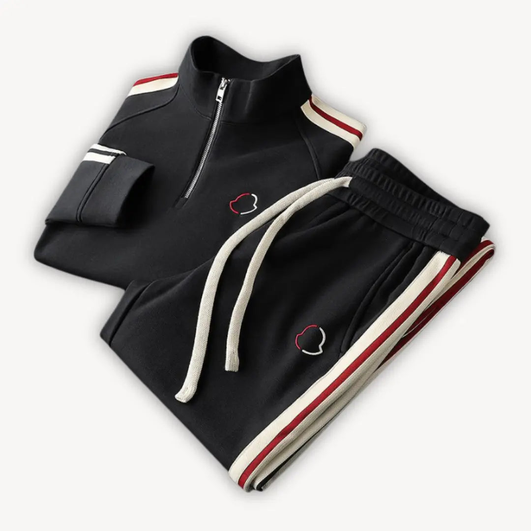 Caden Men's Tracksuit Soft Breathable Cotton Blend For All Day Comfort And Modern Style