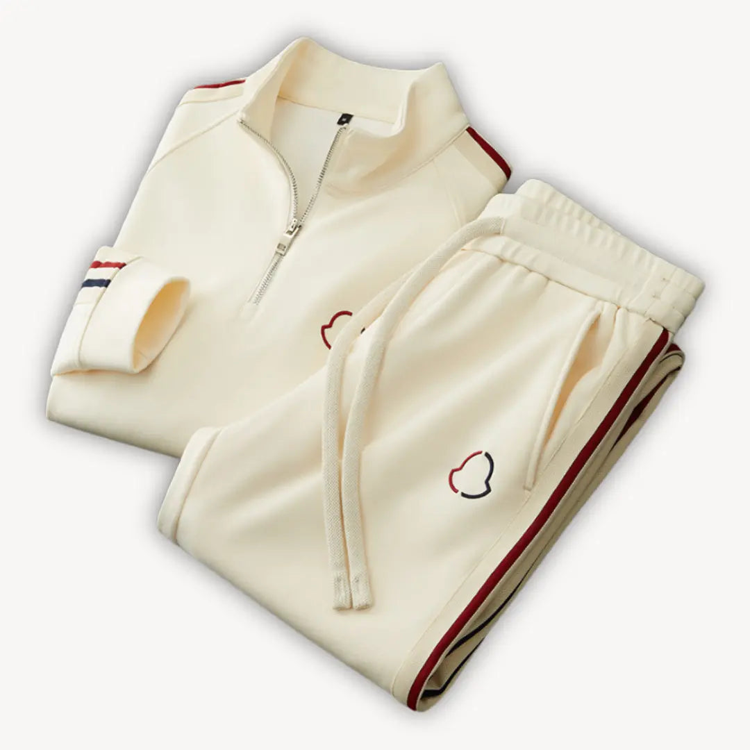 Caden Men's Tracksuit Soft Breathable Cotton Blend For All Day Comfort And Modern Style