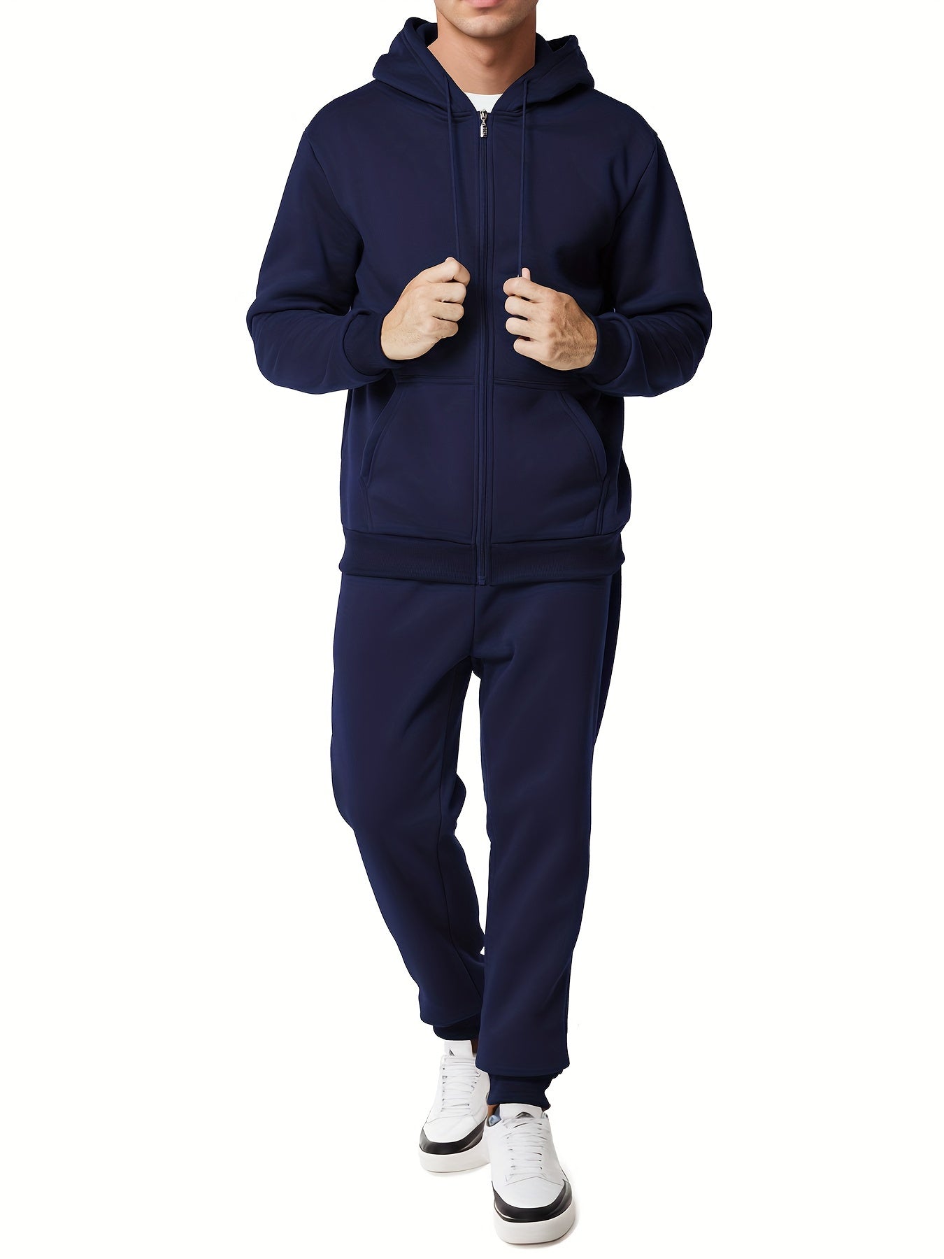 Men's Modern Hoodie And Jogger Tracksuit Set Premium Comfort For Everyday Casual Wear