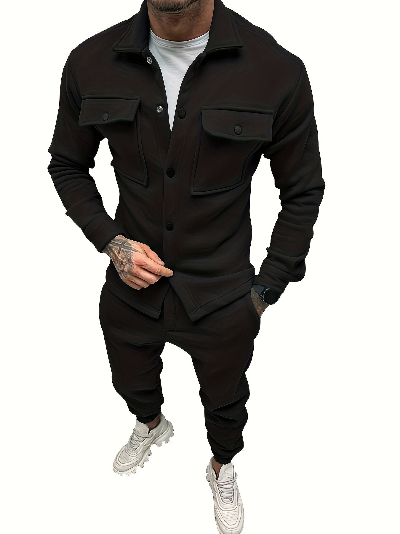 Men's Breathable Tracksuit Set For All Day Comfort And Casual Style For Active Men